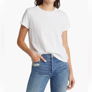 MOTHER Little Goodie Goodie Tee | Bright White | Size L